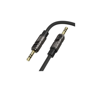 Кабель мультимедійний 3.5mm M to 3.5mm M 1.0m black BOROFONE (6941991117725) изображение 1