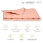 Ковдра MirSon антиалергенна Eco-Soft всесезонна №1733 Eco Light Coral 172x205 см (2200003710243) - зменшене зображення 2
