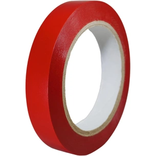 Ізоляційна стрічка XILIN 0.13мм*18мм*10м Red, temp0+80°С, 600V, 10 шт. (0,13мм*18мм*10м-R) изображение 1