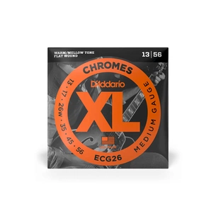 Струни для гітари D'Addario XL Chromes Medium (13-56) (ECG26) изображение 1