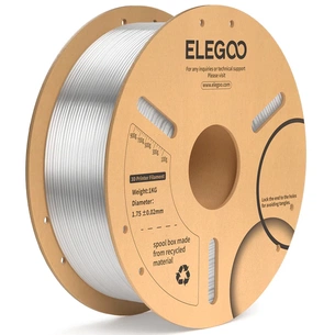 Пластик для 3D-принтера ELEGOO PLA Plus 1кг, 1.75мм, transparent (50.203.0518) зображення 1