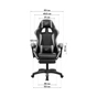 Крісло ігрове GT Racer X-2323 Black/Red - зменшене зображення 7