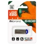 USB флеш накопичувач Mibrand 64GB Falcon Silver-Blue USB 2.0 (MI2.0/FA64U7U) - зменшене зображення 2