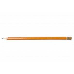 Олівець графітний Buromax Professional B без гумки Жовтий (BM.8542-12) зображення 1