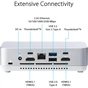 Комп'ютер ASUS NUC 14 Pro+ RNUC14RVSU900002I Kit(L6) / Ultra 9 185H, M.2 22x80 NVMe; 22x42 NVMe (90AR0051-M000J0) - зменшене зображення 9
