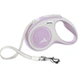 Повідець для собак Flexi New Comfort S стрічка 5 м (бузковий) (4000498043509) - зменшене зображення 1