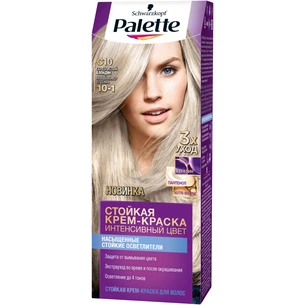 Фарба для волосся Palette 10-1 Сріблястий блондин 110 мл (3838905551665) зображення 1