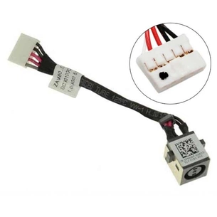 Роз'єм живлення ноутбука з кабелем Dell PJ726 (7.4mm x 5.0mm + center pin), 5-pin (A49106) зображення 1