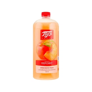 Рідке мило Пуся Fresh Антибактеріальне Персик 1000 мл (4820096033814) зображення 1