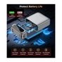 Батарея универсальная Choetech 10000mA, 22.5W, PD, QC, grey (B860-CCGY) - уменьшенное изображение 7