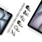 Плівка захисна Armorstandart Matte Apple iPad Air 11 2024 (ARM74648) - зменшене зображення 2