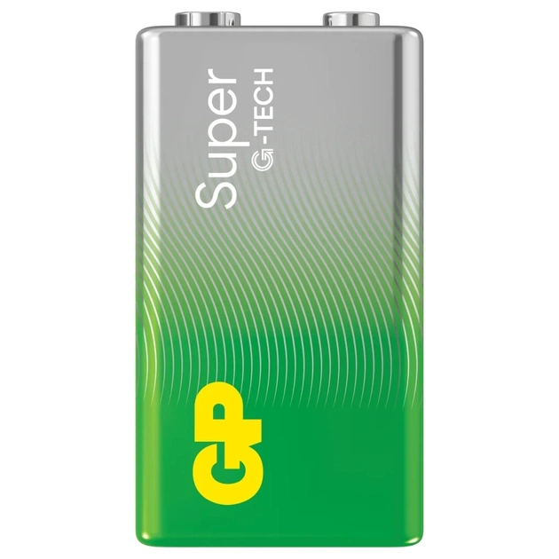 Батарейка Gp Крона Super Alcaline 6LF22 9V * 1 ПВХ пленка (1604A-5UE1 / 4891199216282) - изображение 1