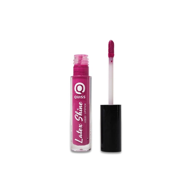 Помада для губ Quiss Latex Shine Liquid Lipstick 05 - Violet Cream (4823097114063) - зображення 1