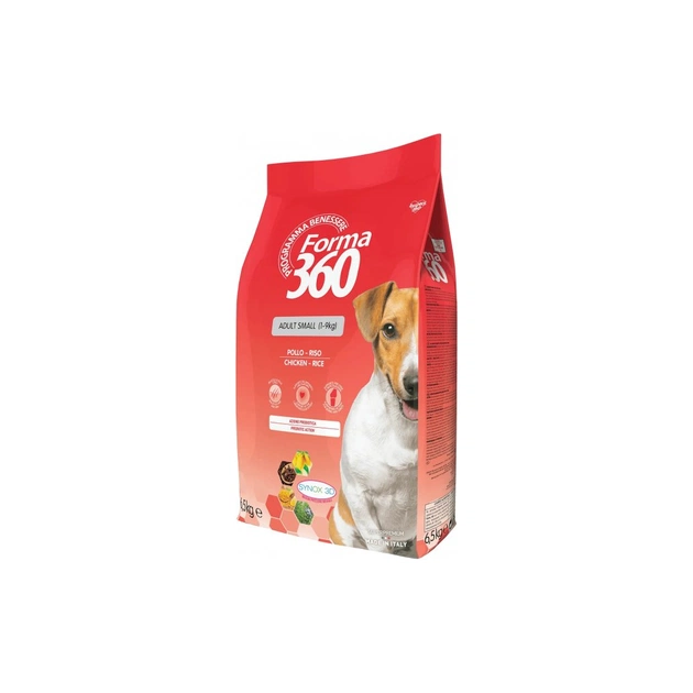 Сухий корм для собак Forma 360 Dog Adult Small з курятиною та рисом 6.5 кг (8014556126871) - изображение 1
