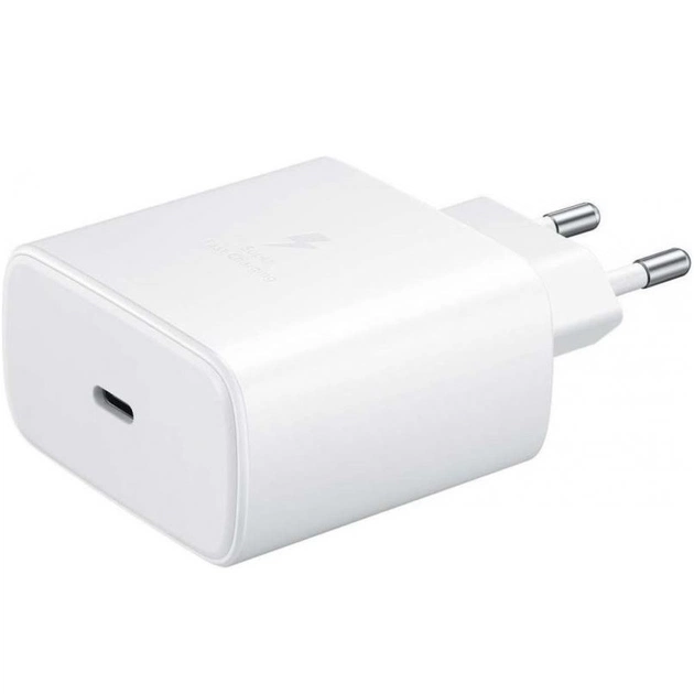Сетевое зарядное устройство Samsung EP-TA845 45W Type-C White (EP-TA845NWE) OEM - изображение 1