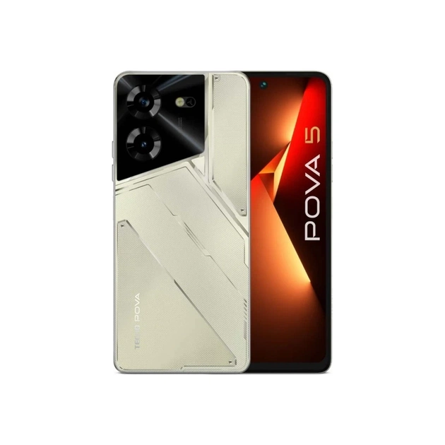 Мобільний телефон Tecno LH7n (POVA 5 8/128Gb) Amber Gold (4894947000478) - изображение 1