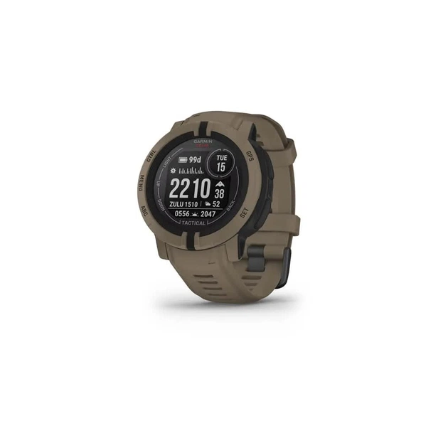 Смарт-годинник Garmin Instinct 2, Solar, Tactical Edition, Coyote Tan, GPS (010-02627-04) - изображение 1