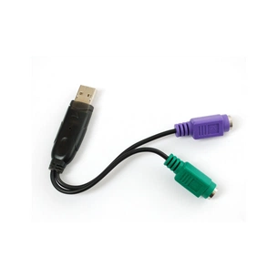 Перехідник Dynamode USB 1.1 A Male - 2*PS/2 (USB to PS/2) зображення 1