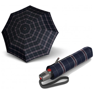 Парасоля Knirps T.200 Medium Duomatic Check Navy (Kn95 3201 5990) зображення 1