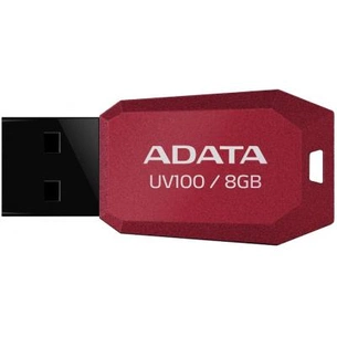 USB флеш накопичувач ADATA 8GB DashDrive UV100 Red USB 2.0 (AUV100-8G-RRD) зображення 1