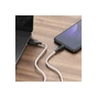 Дата кабель USB 2.0 AM to USB-C 1.0m 3A silicone BX42 white BOROFONE (6931474736772) - уменьшенное изображение 4