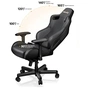 Крісло ігрове Anda Seat Kaiser 2 Size XL Black (AD12XL-07-B-PV-B01) - зменшене зображення 4