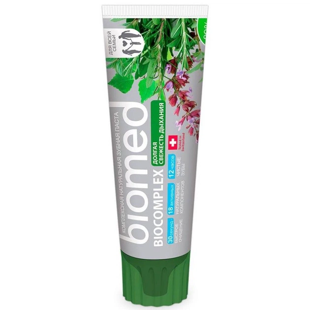 Зубна паста BioMed BIiocomplex 100 г (7640170370034) - изображение 1
