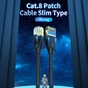 Патч-корд Vention CAT 8 SFTP Ethernet Slim Type, 3 m, Black (IKIBI) - уменьшенное изображение 2