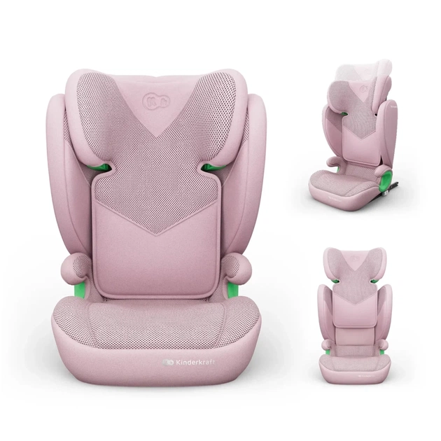 Автокресло Kinderkraft Junior Fix 2 Plus i-Size Pink (KCJUFI20PNKPL0N) (5902533931170) - изображение 1