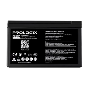 Акумуляторна батарея Prologix 12V 7AH (PL12-7) AGM зображення 1