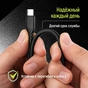 Дата кабель USB 2.0 AM to Micro 5P 1.0m 3A textured PVC black ColorWay (CW-CBUM094-BK) - зменшене зображення 11