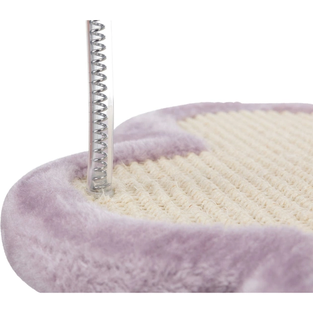 Дряпка (кігтеточка) для котів Trixie Junior Стовпчик-лапа з іграшками 40х38х50 см світло-бузковий (4011905429311) - picture 3