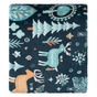Плед Ardesto Christmas Flannel 160х200см, 100% поліестер, олені, зелений (ART0127PB) - зменшене зображення 2