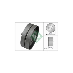 Ролик натягувача ременя INA 532 0326 30 зображення 1