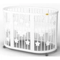 Ліжечко Ingvart SMART BED OVAL із зірочками білий (2359003) - зменшене зображення 1