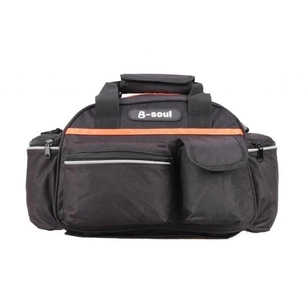 Велосумка на багажник Bravvos BC-BG163 40х16х21cm 15л Black/Orange (BIB-050) зображення 1