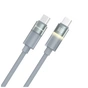 Дата кабель USB-C to USB-C 1.0m 3A 60W warm light gray ColorWay (CW-CBPDCC092-GR) - уменьшенное изображение 2