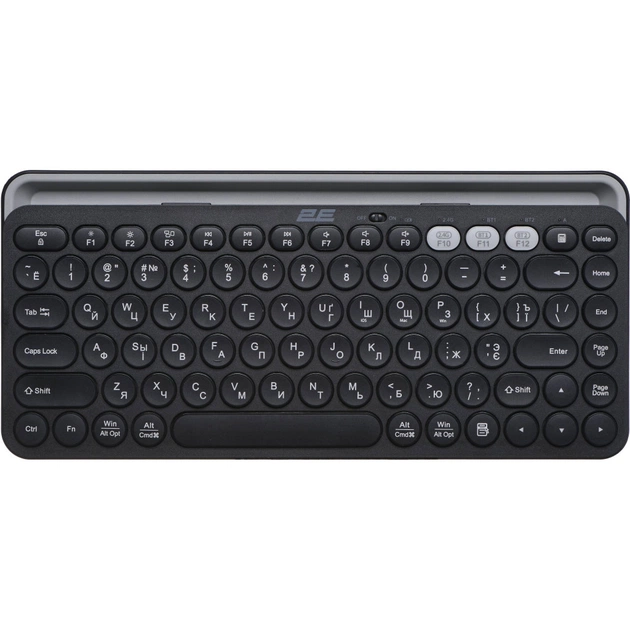 Клавіатура 2E KS250 Wireless/Bluetooth Black (2E-KS250WBK) - изображение 1