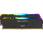 Модуль пам'яті для комп'ютера DDR4 64GB (2x32GB) 3200 MHz Ballistix Black RGB Micron (BL2K32G32C16U4BL) - уменьшенное изображение 1