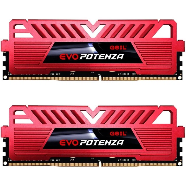 Модуль пам'яті для комп'ютера DDR4 16GB (2x8GB) 3200 MHz Potenza Heatsink Geil (GPR416GB3200C16ADC) - изображение 1