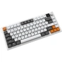 Клавіатура Ajazz AF82 Wireless/Bluetooth/USB UA Gray/White/Orange (AF82-GWO) - зменшене зображення 4