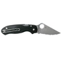 Ніж Spyderco Para 3 FRN Black серрейтор (C223SBK) - зменшене зображення 2