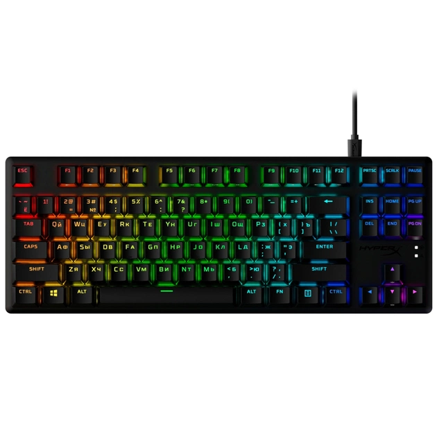 Клавіатура HyperX Alloy Origins Core PBT HX Red (639N7AA) - зображення 1