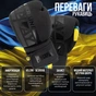 Боксерские перчатки PowerPlay 3021 Ukraine Chornii 8 untsiy (PP_3021_8oz_Black) - уменьшенное изображение 7