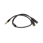 Перехідник 3.5 mm (M) - 2x3.5 mm (F), 4 pin, 0.2 m PowerPlant (CA913206) - зменшене зображення 1