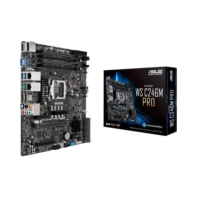 Серверна материнська плата ASUS WS C246M PRO - зображення 1