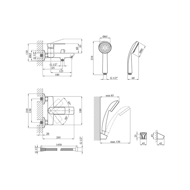 Змішувач Kroner KRM Main - C060 (CV018619) - зображення 7