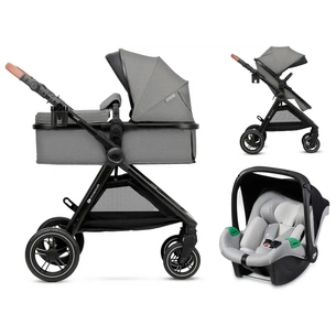 Коляска Kinderkraft 3 в 1 Esme Moonlight Grey (KSESME00GRY3000) (5902533925681) зображення 1