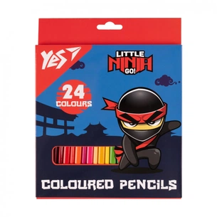 Олівці кольорові Yes 24 кол Ninja синій (290743) зображення 1