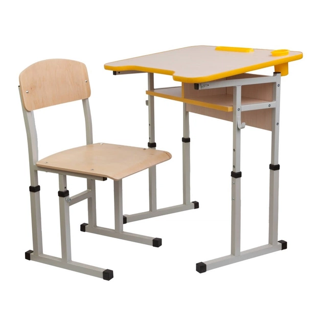 Парта зі стільцем Sector Сопрано жовтий трансформер (Сопрано жовтий) - picture 4